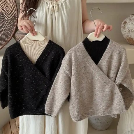 【予約】Frontcross knit