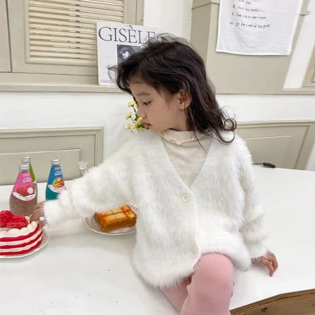 【予約】mokemoke colorcardigan