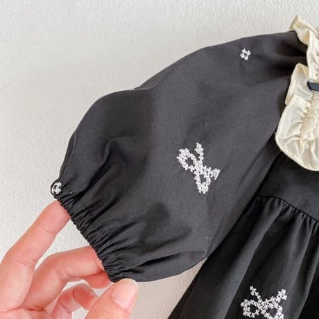 【予約】ribbonmotif rompers