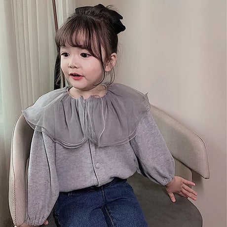 【予約】tulle collar cardigan