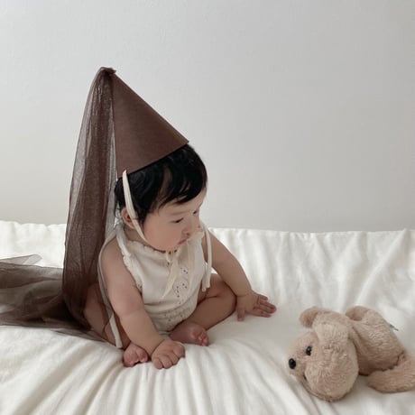 【即納】brown partyhat