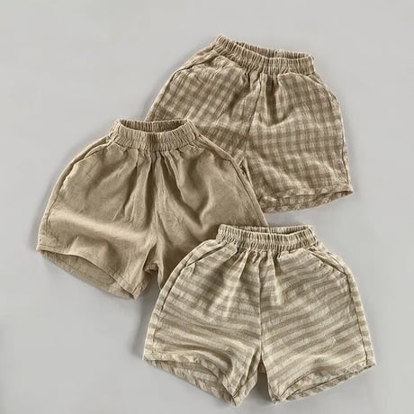 【予約】beige halfpants