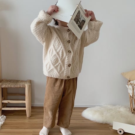 【予約】cable knitcardigan