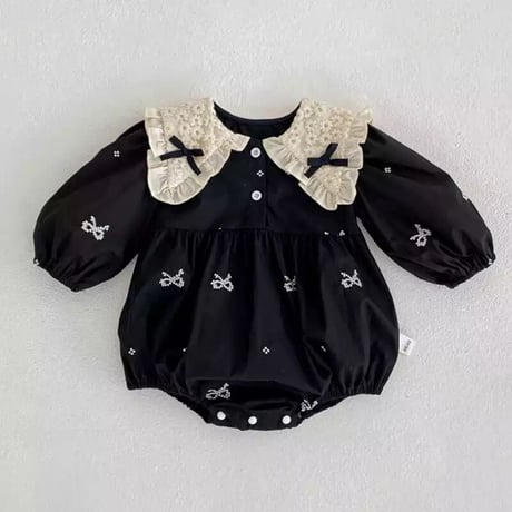 【予約】ribbonmotif rompers