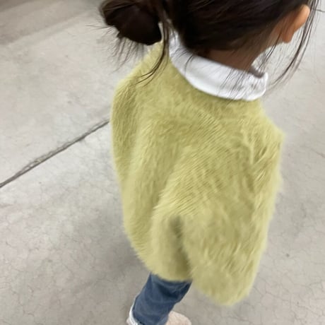 【予約】mokemoke colorcardigan