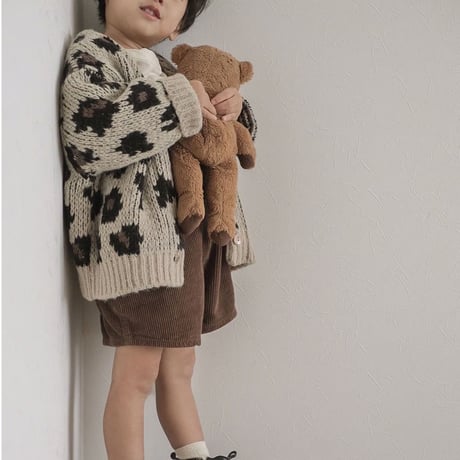 【予約】leopard cardigan