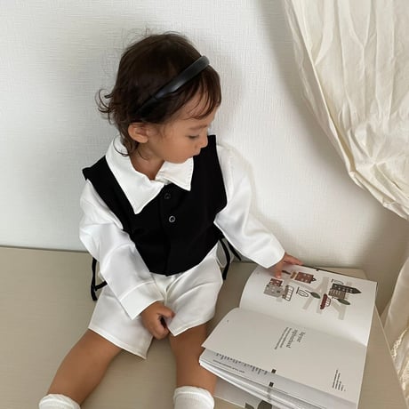 【予約】vest x shirt set