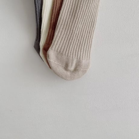 【予約】long socks 4set