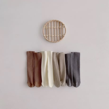 【予約】long socks 4set