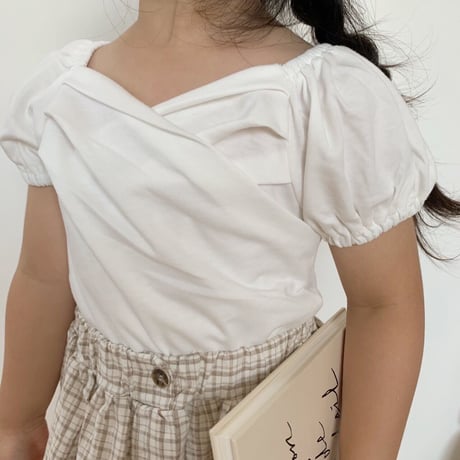 【即納】frontcross elegant tops