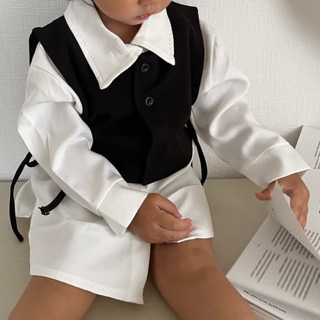 【予約】vest x shirt set