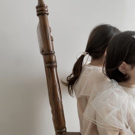 【予約】tulle collar cardigan