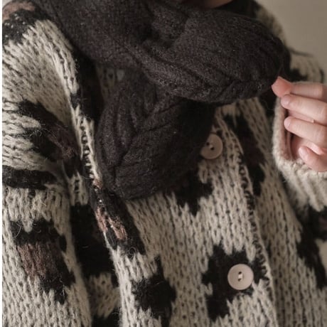 【予約】leopard cardigan