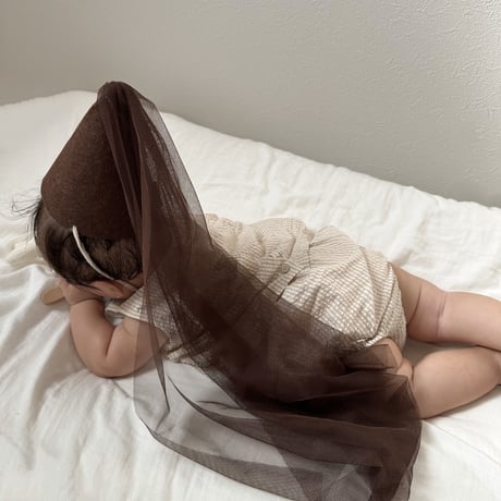 【即納】brown partyhat