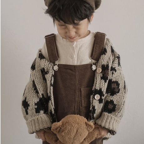 【予約】leopard cardigan