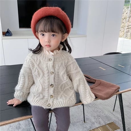 【予約】cable knitcardigan