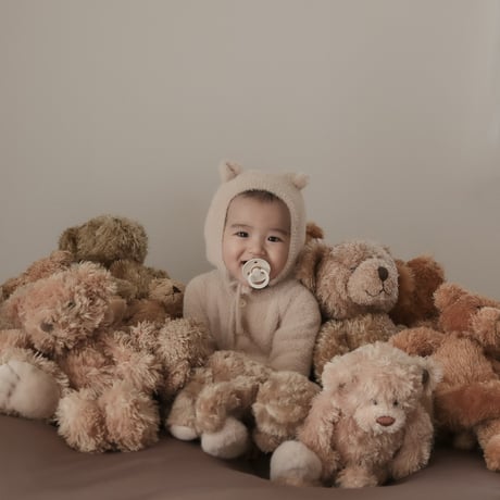【8月分】セルフ 1year oldフォト くまさんver.