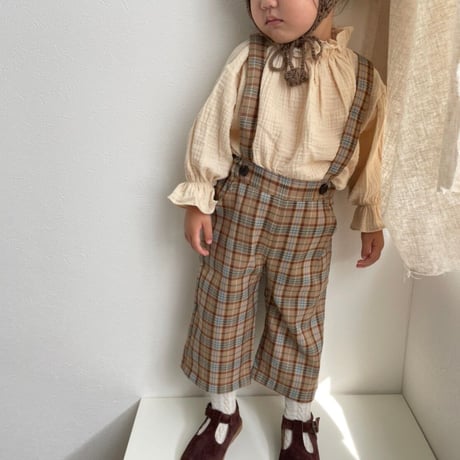 【予約】standing collar blouse