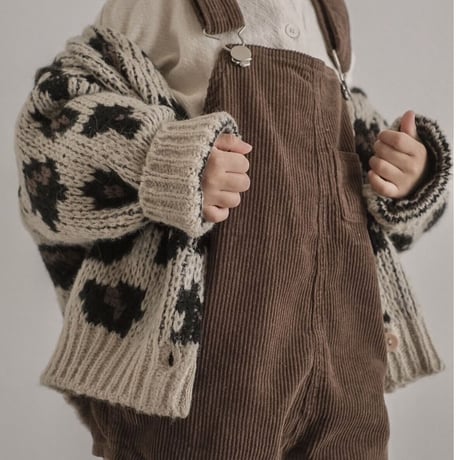 【予約】leopard cardigan