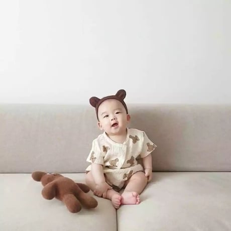 【予約】Bear bear top set