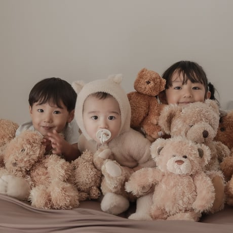 【8月分】セルフ 1year oldフォト くまさんver.