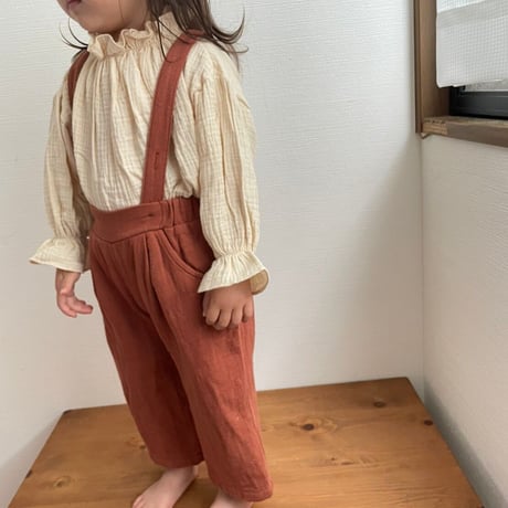 【予約】standing collar blouse