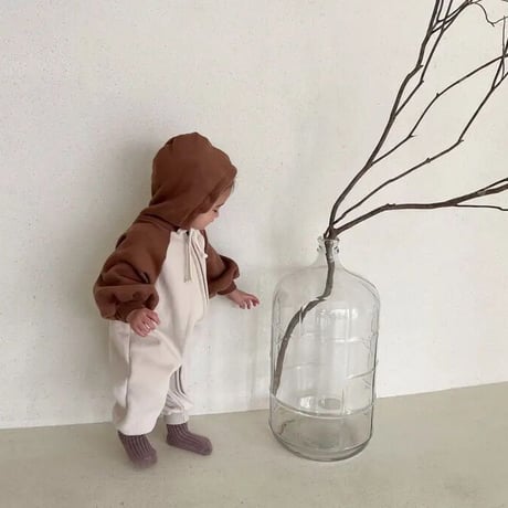 【予約】bicolor parkersuit