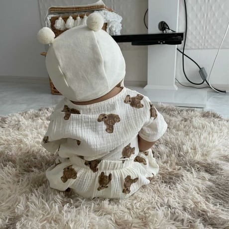 【予約】Bear bear top set