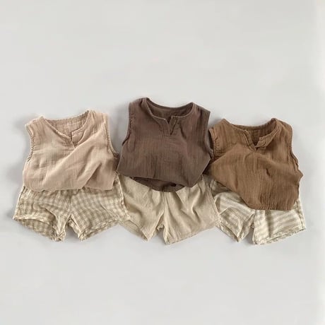【予約】beige halfpants