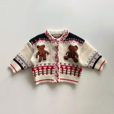 【予約】bearretro cardigan