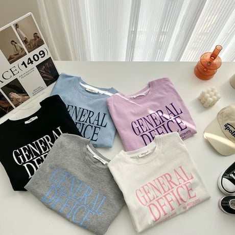 【予約】designlogo tops