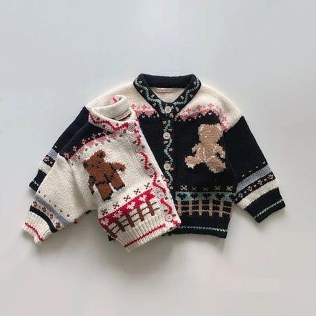 【予約】bearretro cardigan