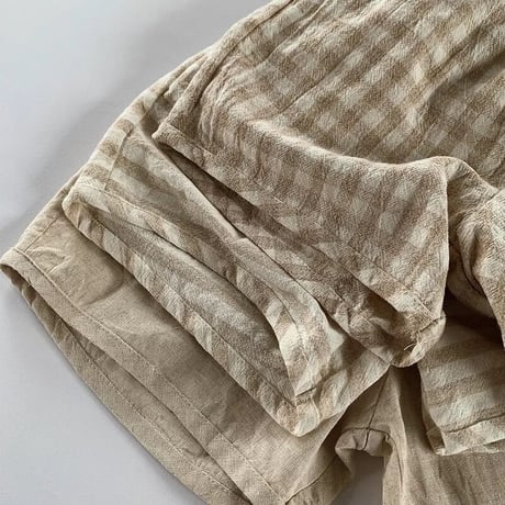 【予約】beige halfpants
