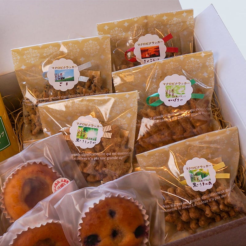 米油のマドレーヌ、マクロビクラッカー＆緑みかんシロップセット | 里