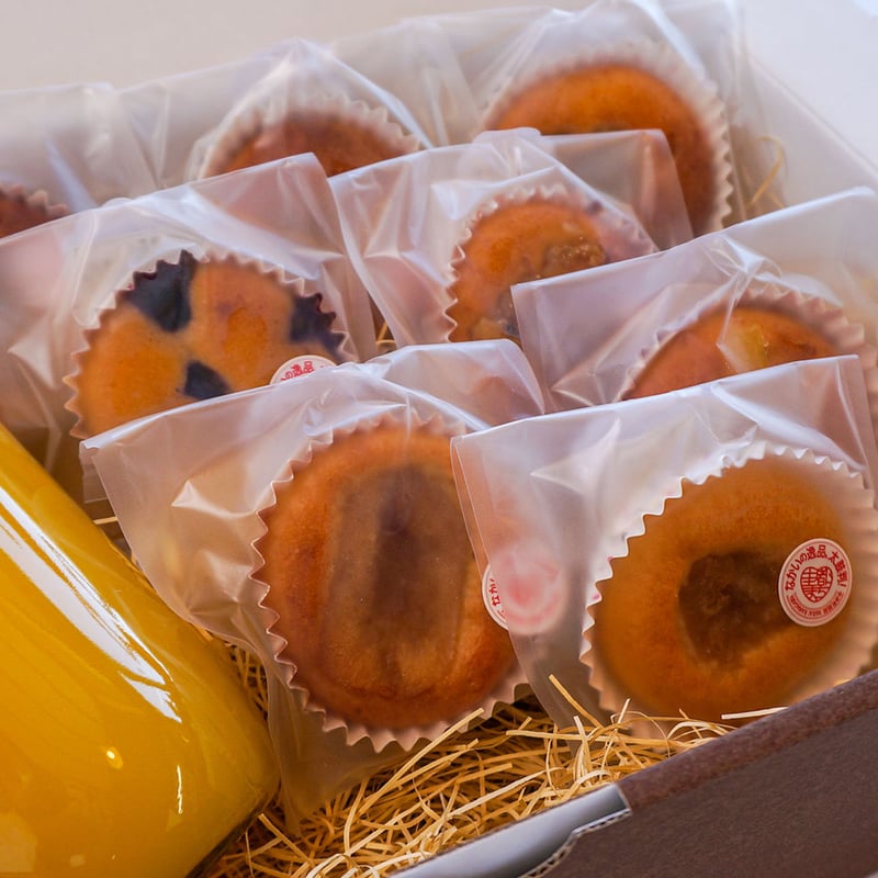 メジロラモーヌ　SP 3枚セット 米油のマドレーヌ8種&緑みかんシロップ（大）1本セット | 里都まちなか