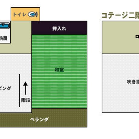 （２１）コテージ8⼈⽤(トイレ、バス、キッチン付き) (駐⾞券1台分付き)【Acoustic Lounge THE CAMP 2026】 in 長野 こだまの森