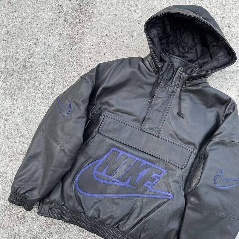 レザージャケットNike Supreme Leather Anorak Size S - レザージャケット