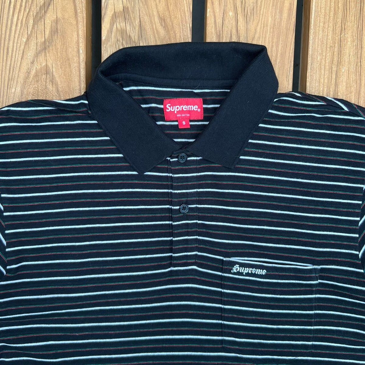 SUPREME ボーダー 半袖 ポロシャツ | 32PARADOX STORE