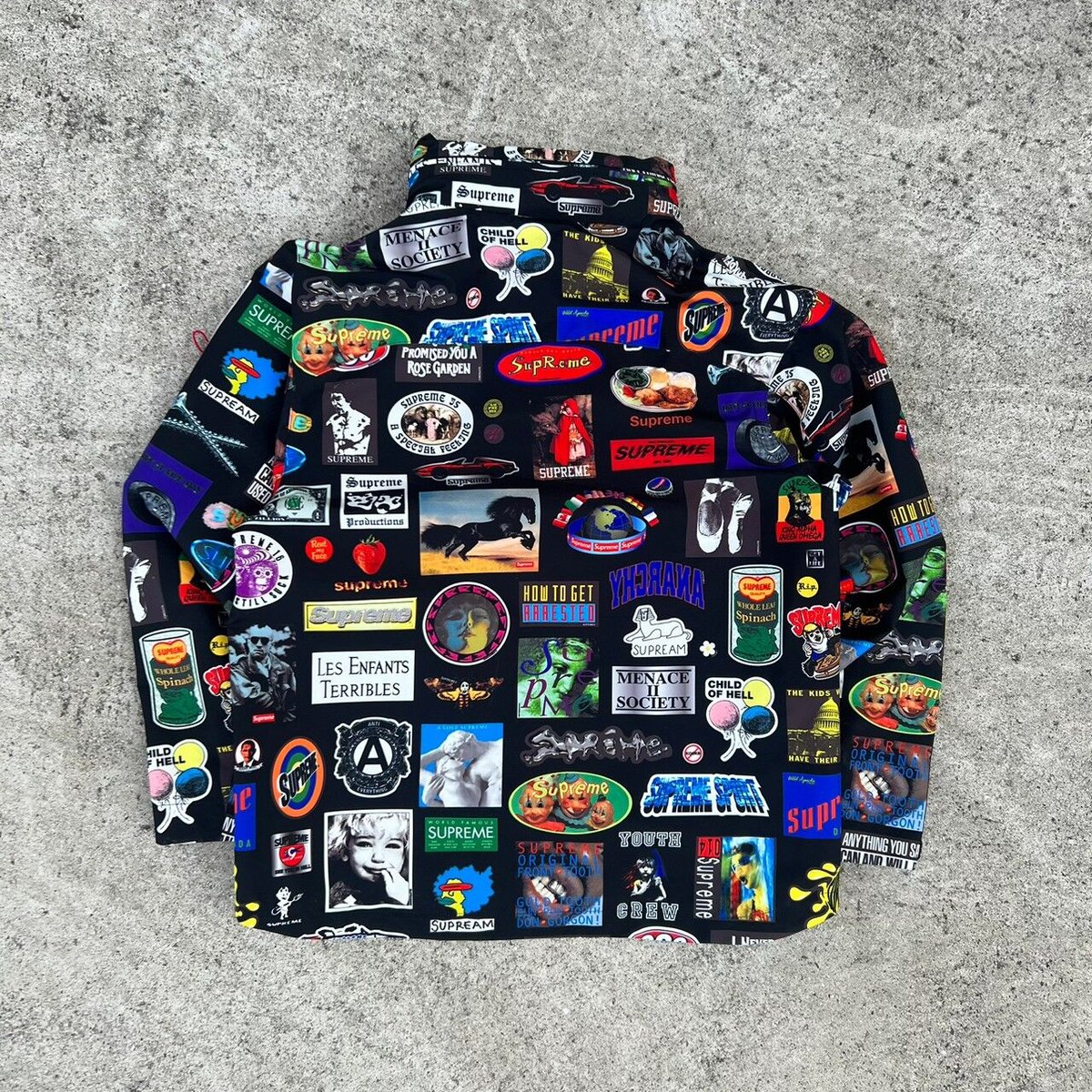 Supreme GORE-TEX Stickers Shell Jacket 