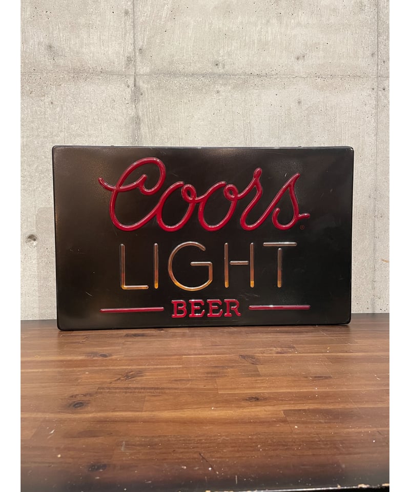 Coors Light ヴィンテージ ライトニング サイン | La