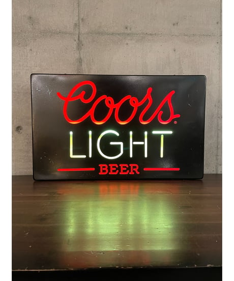 Coors Light ヴィンテージ ライトニング サイン