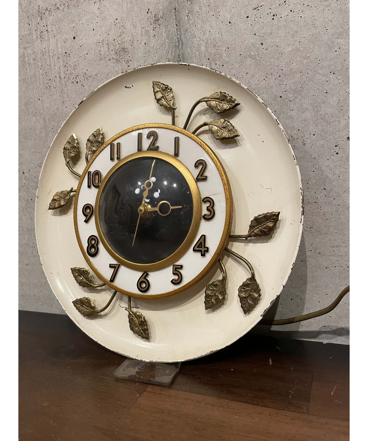 ミッドセンチュリークロック 時計 50hz LEPAUTE インダストリアル