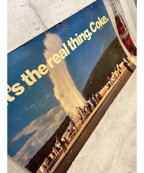 Coca Cola ヴィンテージ カードボード ポスター