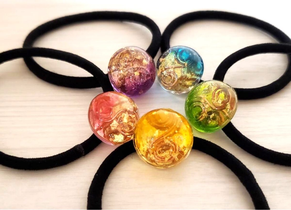 オルゴナイト ヘアゴム | MARICO and