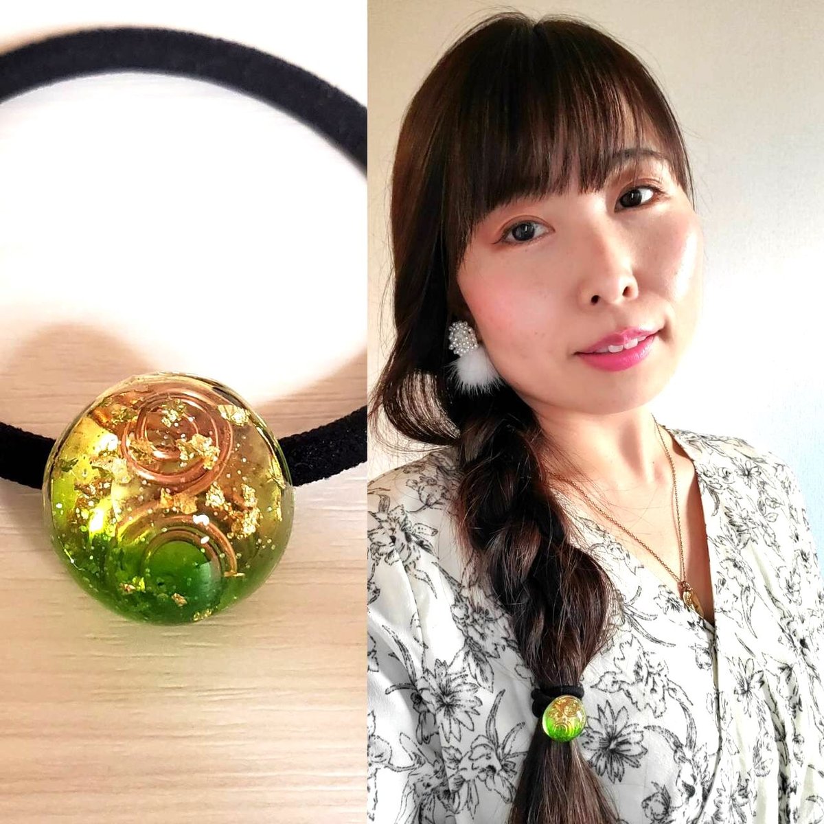 kohma様御専用オルゴナイト ☆金運アップヘアゴム fit=scale-down,w=1200