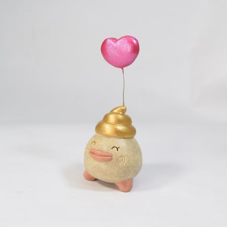 ◆注文制作品◆「ハートうんたまチャン」ハート＋右上がりのウン♪