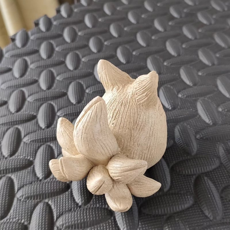 ◇九尾のきつねさん◇ふっくら丸っこいタイプ◇ | くらふと一期舎 土