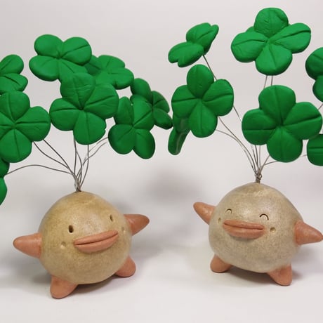 【注文制作品】「八葉（はっぱ）君」四葉が八本ですえひろがりっ♪幸せ広がるってなもんで♪