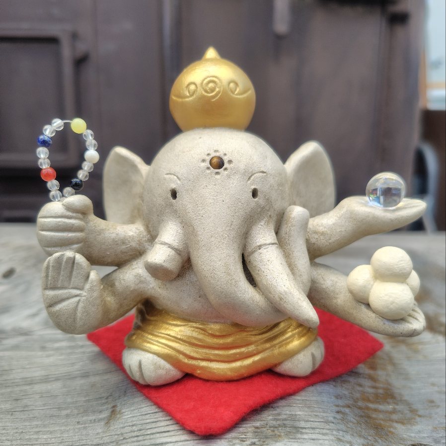 注文制作品】◇「ガネーシャさん」◇土ぼっくりぎこう謹製◇ | くら