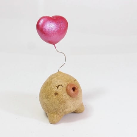 ◆注文制作品◆「ハートふたばちゃん」飛び出たハートがラブリィなんです♪